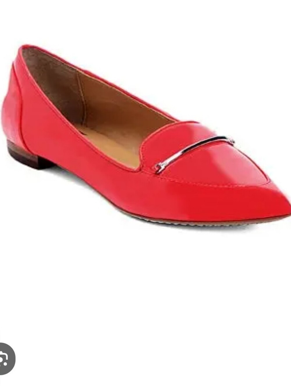 Dolce Vita Cherry Red Pointed Toe Slip-On Loafer, Sz 7.5